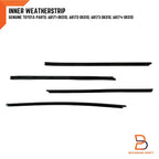4DR Weatherstrip Inner Outer Glass Door Seal for Toyota Hilux Ute (05-14)