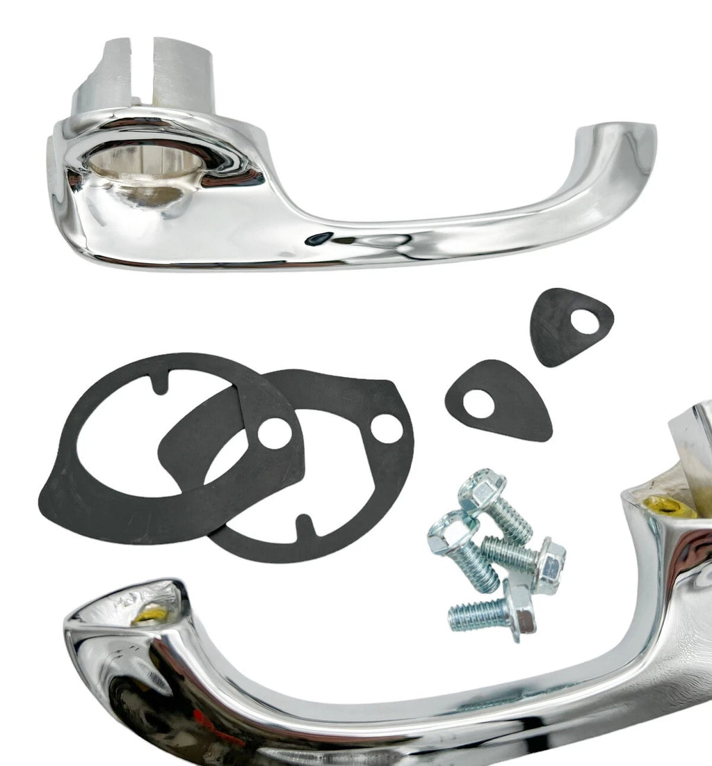 Exterior Door Handle Chrome Pair Replacement for 1965–1968 Chevy Impala