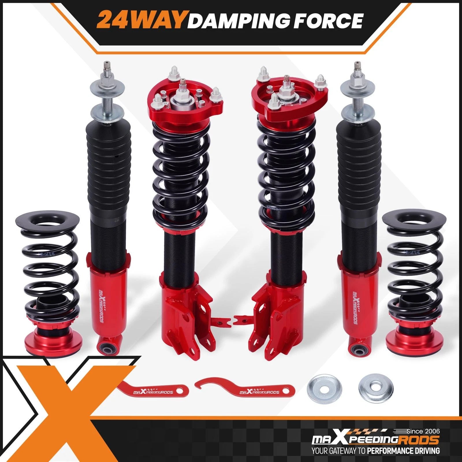 Coilovers 24 Way Damper for Honda Civic & Si Sedan/Coupe (2006–2011)