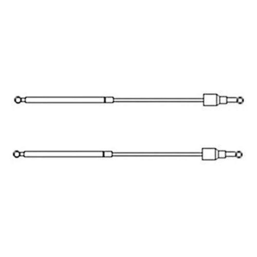 2X Hood Springs with Clips for Case Magnum Tractors (D1968168C3)
