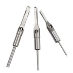 3PC Mortise Chisel Drill Bit Set for Woodworking Tools