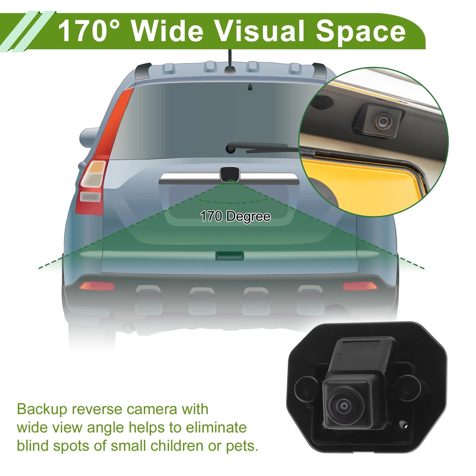 Rear View Backup Camera for Nissan Rogue 2.5L CVT (2020–2022)