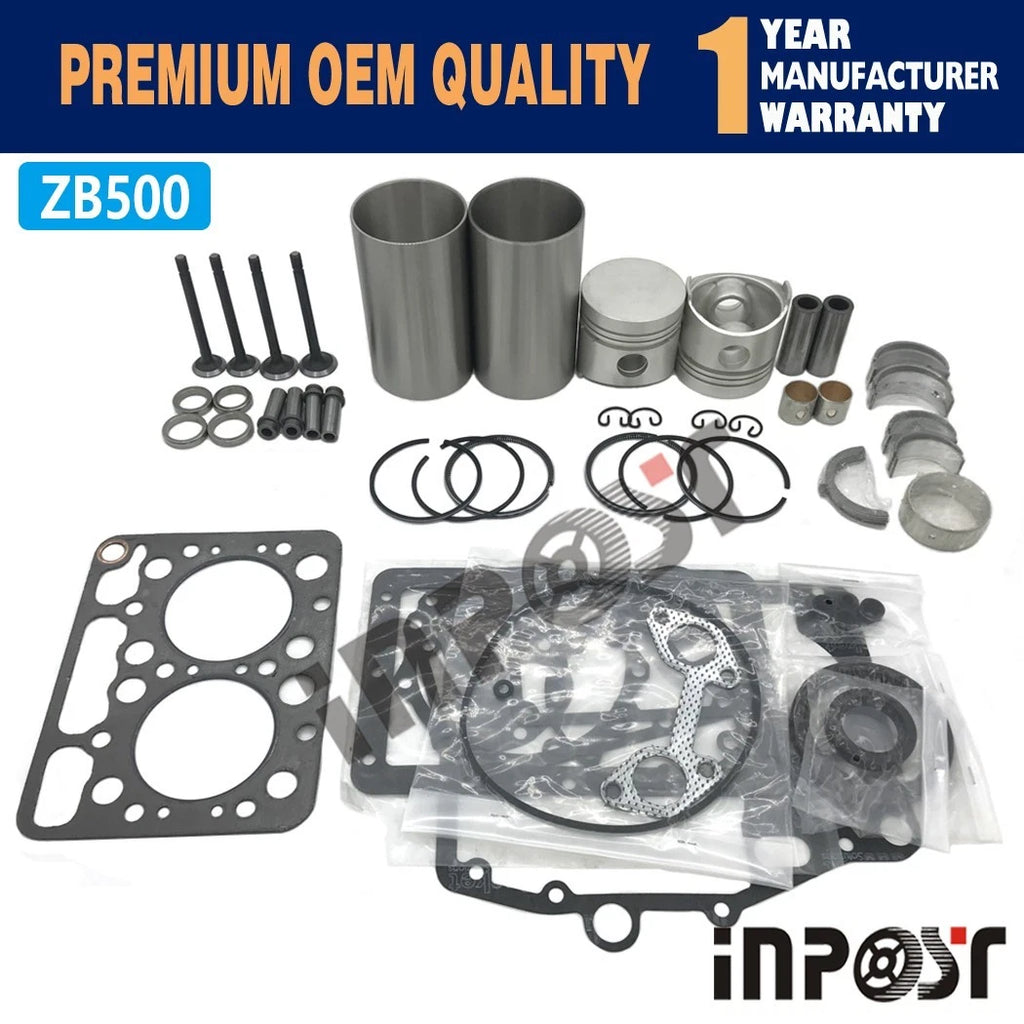 Overhaul Rebuild Kit for Kubota B5000 B5001 B5100 (Z500 ZB500)