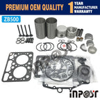 Overhaul Rebuild Kit for Kubota B5000 B5001 B5100 (Z500 ZB500)