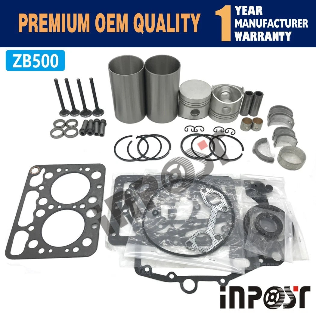 Overhaul Rebuild Kit for Kubota B5000 B5001 B5100 (Z500 ZB500)