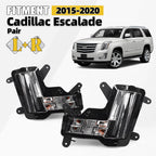 LED Fog Lights for Cadillac Escalade (2015–2020) w/o Crash Brake, Left+Right
