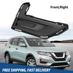 Fog Light Bumper Grille Cover Insert Right Side for Nissan Rogue (2017–2020)