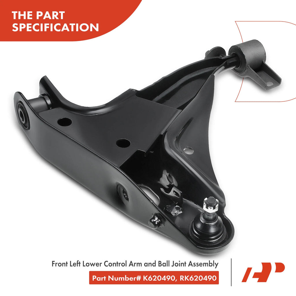 Set of 4 Front Control Arms with Ball Joints for Ford Explorer (2002–2005)