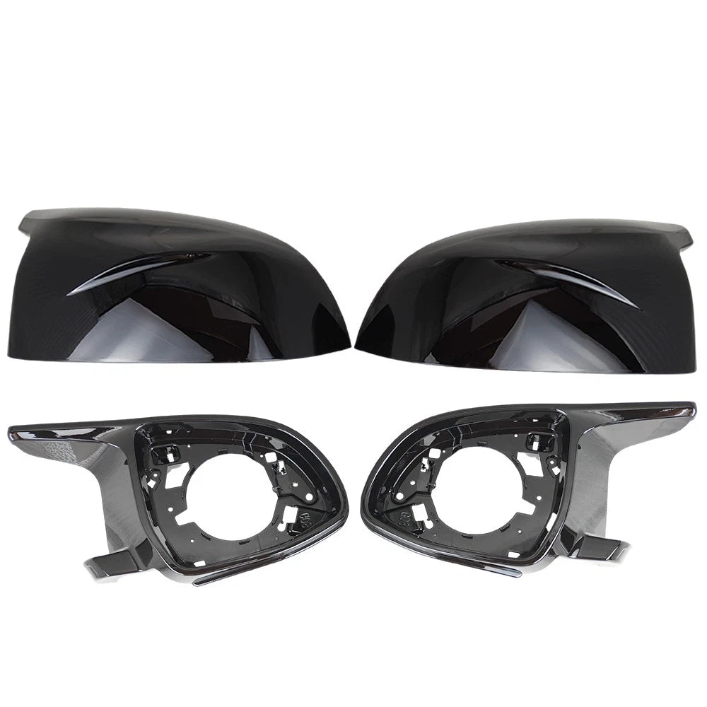M Style Mirror Cover Conversion Housing for BMW G05 X5 G06 X6 X4 X3 X7 (2019–2023)
