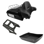 Chopped Trunk Rack Backrest for Harley Touring Street Glide (2009–2013)