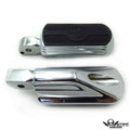 Chrome Skull Rubber Footpeg for Suzuki Intruder 1400/Boulevard S83 (1995–2008)