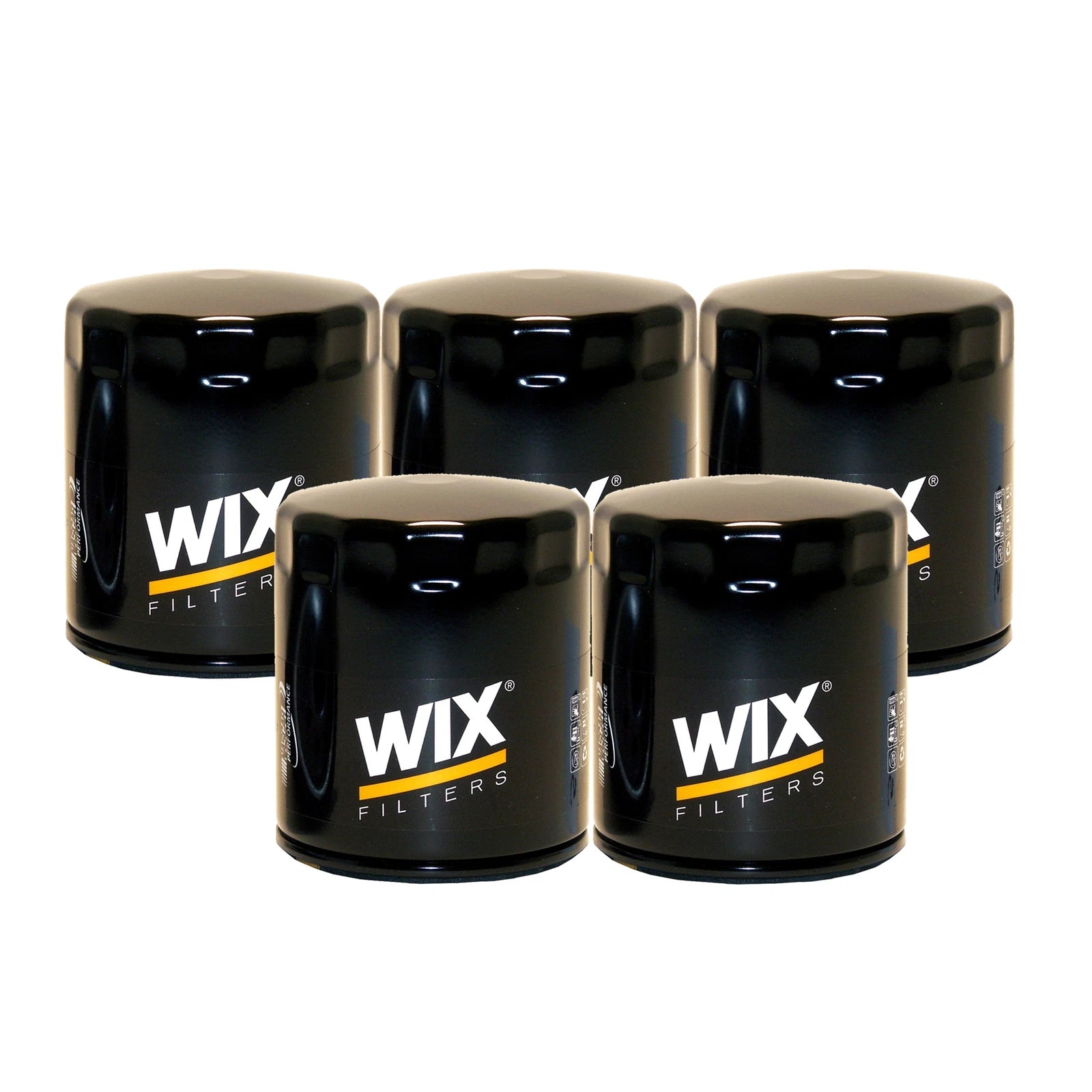 Set of 5 Engine Oil Filters for Buick Cadillac Chevy GMC Pontiac (StdAsp)