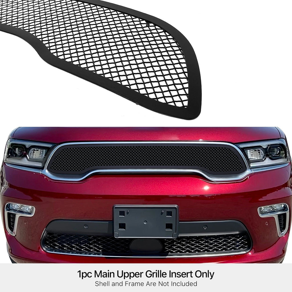 Stainless Black Mesh Grille Insert for Dodge Durango (2021-2024)