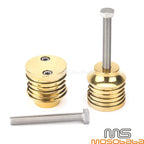 Brass 1" Handlebar Riser Clamps for Harley Dyna Cafe Racer