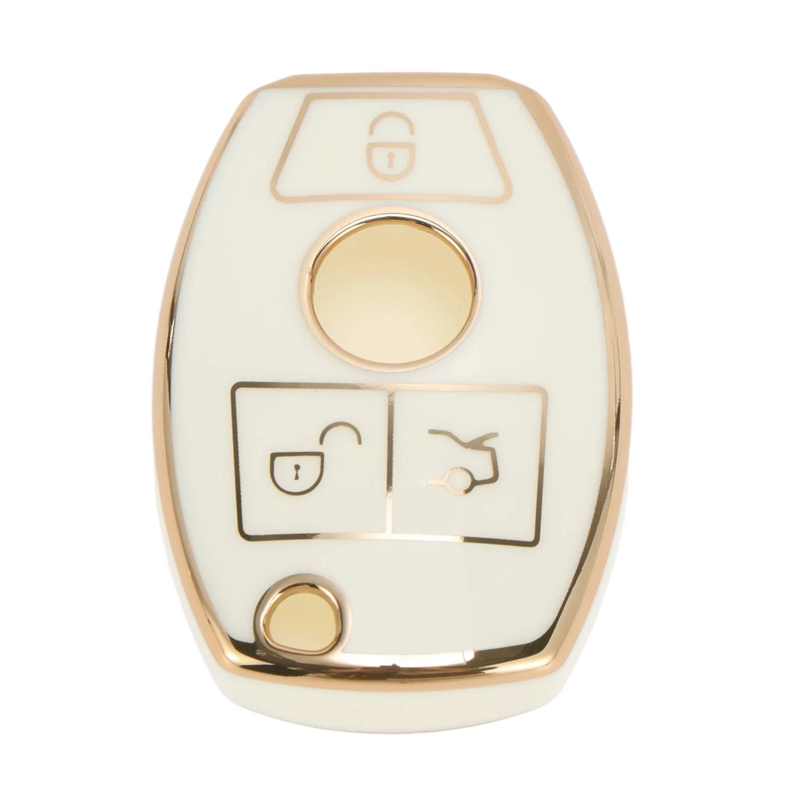 TPU Silicone Car Key Case for Mercedes-Benz A-Class (3 Buttons)