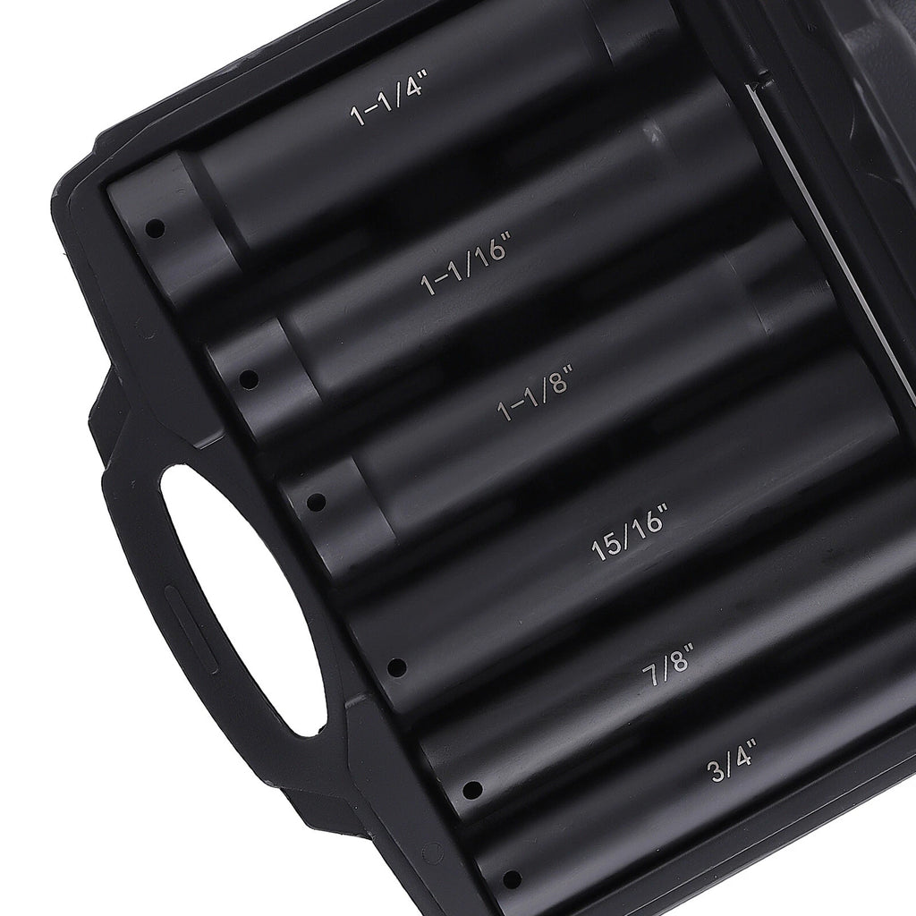Extended-Length Impact Socket Set for 1/2 in Drive (6-Piece) 2015–2020