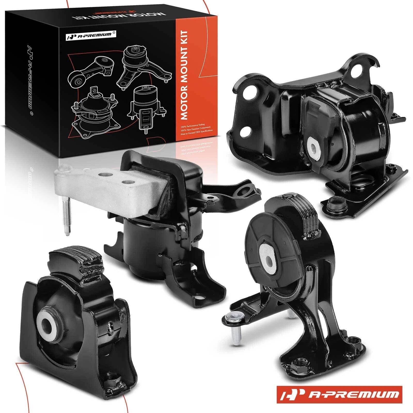 4x Auto Transmission & Engine Mount Kit for Toyota RAV4 (2013â2018)