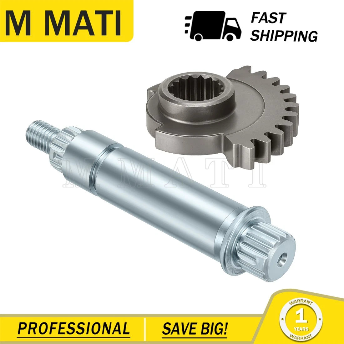 Transmission Drive Gear Shaft and Sector for Polaris Sportsman 800 EFI (2005–2014)