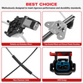 Power Window Regulator w/ Motor for Jeep Cherokee (1997–2001) Front Right