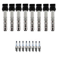 Set of 8 Ignition Coils & Spark Plugs for Volkswagen Passat (1998–2005)