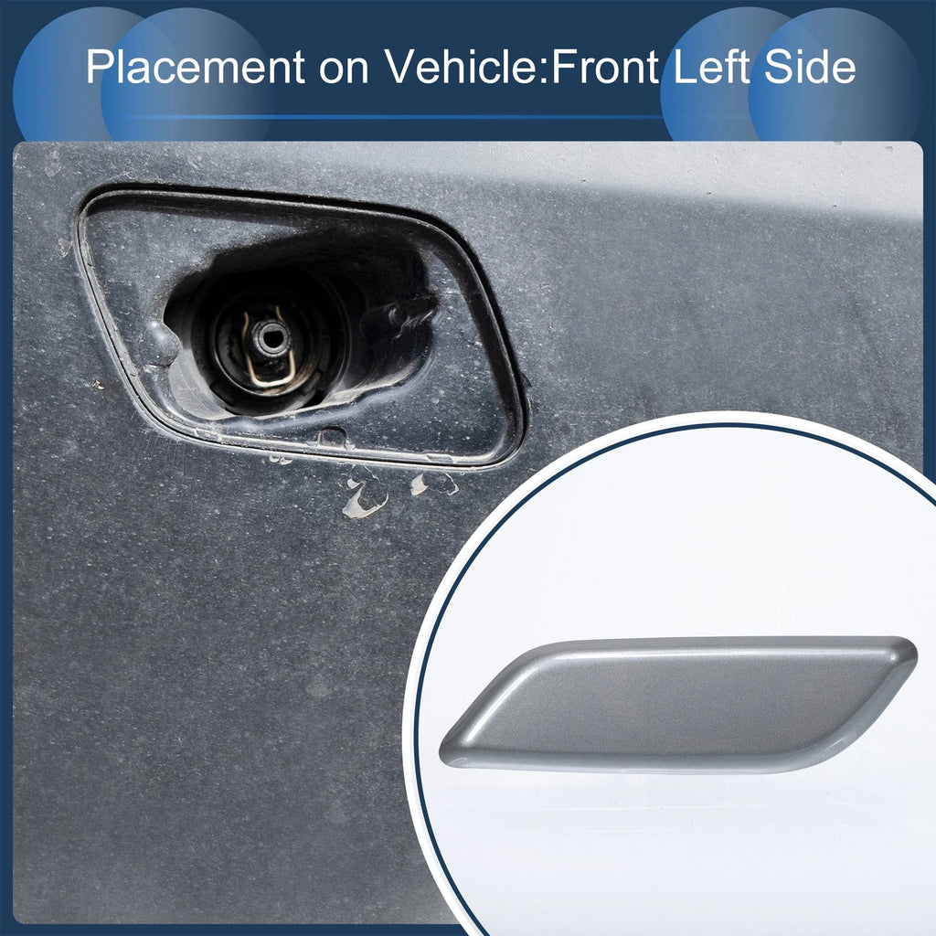 Front Left Washer Nozzle Cover Cap for Honda Accord VIII (2011–2013) Dark Gray