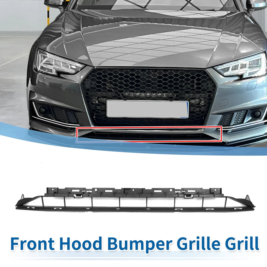 Front Lower Bumper Grille for Audi A4 S4 (2009–2016) S-Line Black Sport Style
