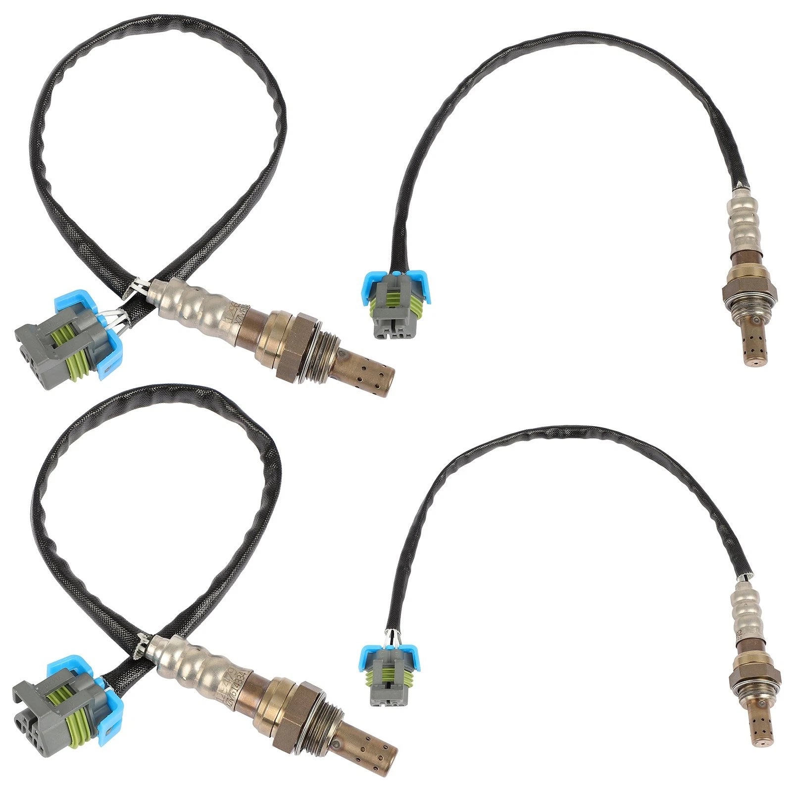 4Pcs Downstream O2 Oxygen Sensor Kit for GMC Chevrolet (2003–2015)