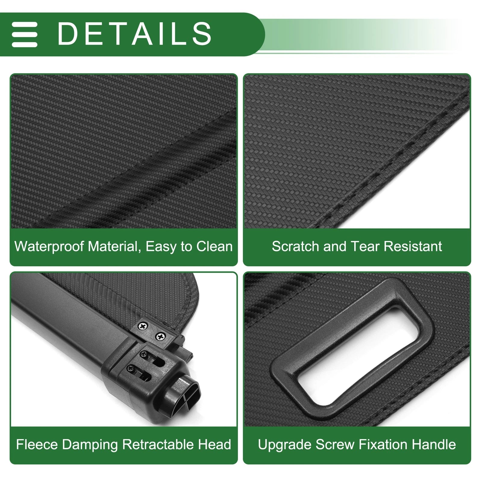 Retractable Cargo Cover for Chevrolet Blazer EV (2024–2024) Black Carbon Fiber