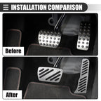 Set of 2 Brake Accelerator Pedal Covers for Chevrolet Camaro 