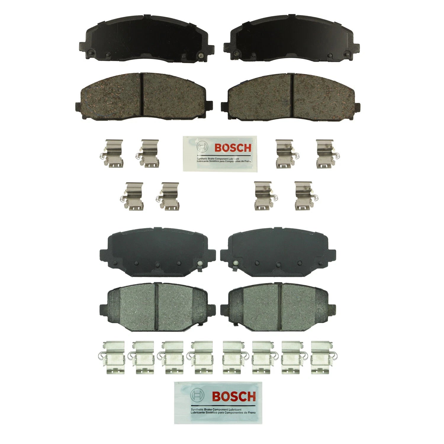 Bosch Blue Ceramic Disc Brake Pad Kit for Dodge Grand Caravan (2008–2020)
