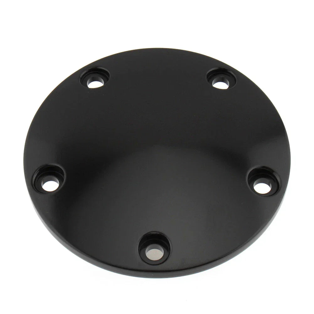 Black Domed Timing Points Cover for Harley Twin Cam Softail Dyna Touring (99-17)