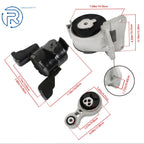 3X Engine Motor & Transmission Torque Strut Mount for Ford Fusion (2006–2012)