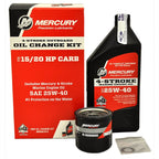 Oil Change Kit for Mercury Marine 15-20 HP Four Stroke (8M0081914)