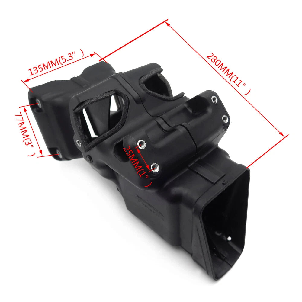 Ram Air Intake Tube Duct for Honda CBR600RR (2007–2012) Black