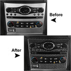Carbon Fiber Interior Radio Console Covers for Infiniti G37 (2010-2013)