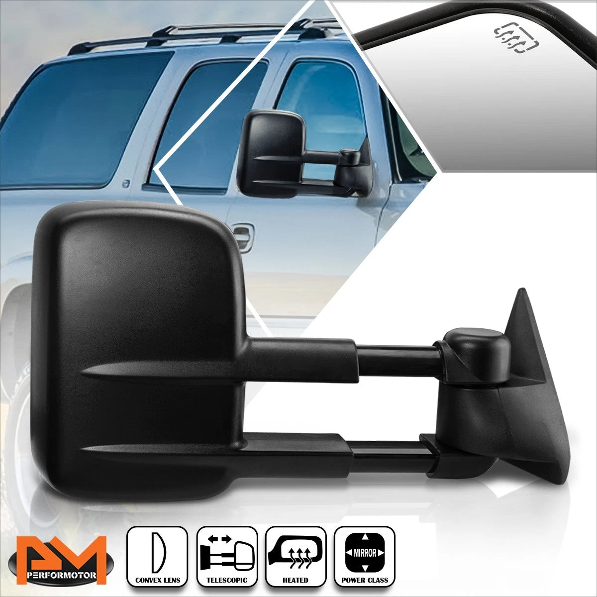 Power Heated Towing Mirror Right for Chevy Silverado/GMC Sierra (2003–2006)