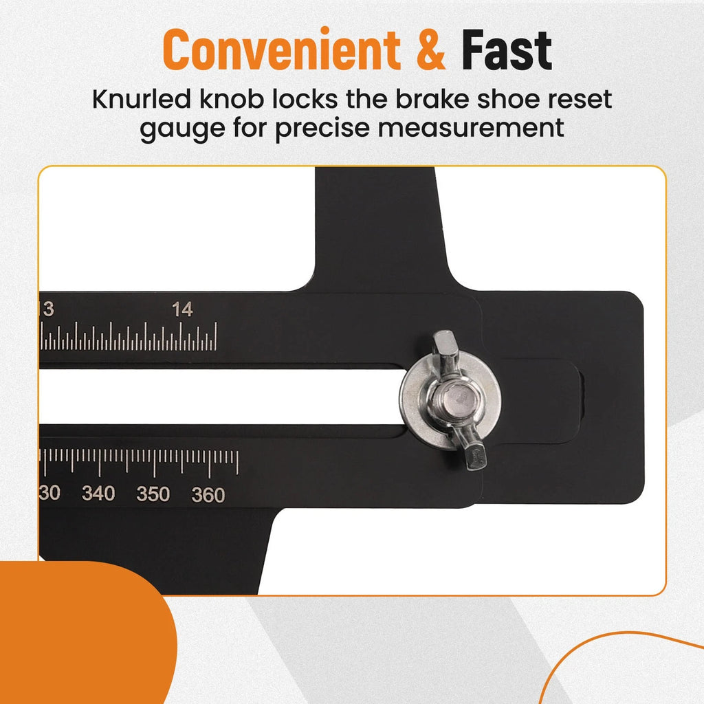 Brake Resetting Gauge Tool for Universal Use (160-360mm)