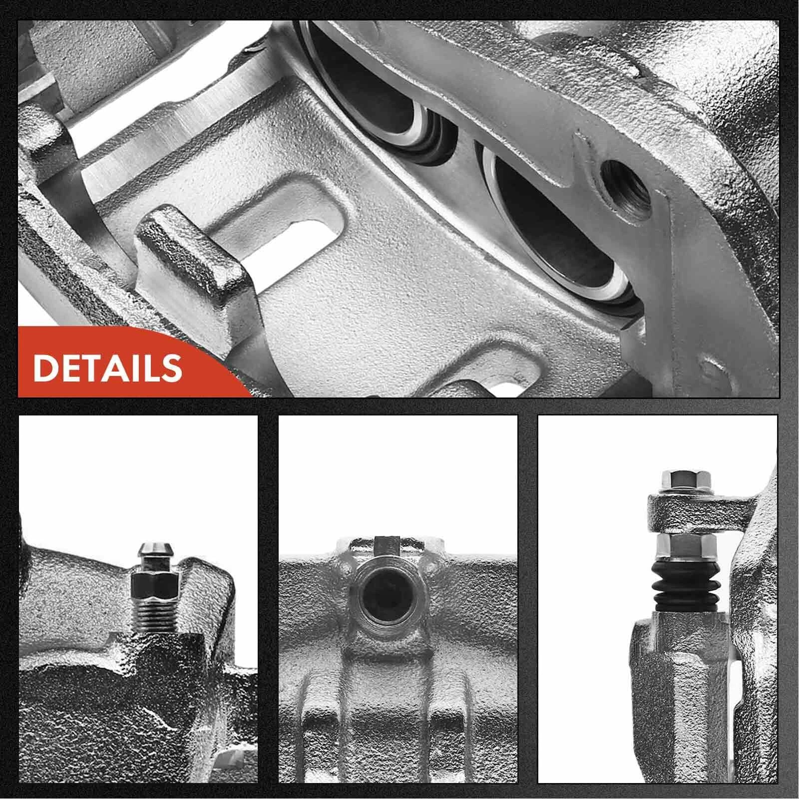 Front Brake Caliper and Ceramic Brake Pad for Chevrolet Equinox (2007–2010)