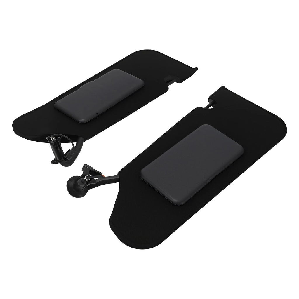 Set of 2 Front Sun Visors for Chevrolet C5 Corvette (2005–2013) 23142243 Black with Light