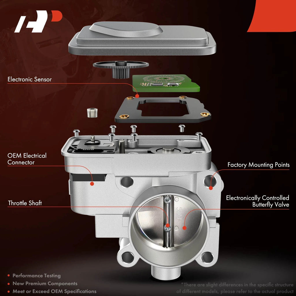 Throttle Body Assembly for Ford F-150 (2005–2008) V6 4.2L Gas