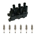 Ignition Coil & Spark Plug for Ford F150 E150 Taurus Mazda Mercury (FD498)