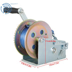 Hand Winch for Boat Trailer with 10m Strap (3500lbs)