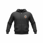 Fleece Full-Zip Hoodie for Harley-Davidson (Men's, Solid Black)