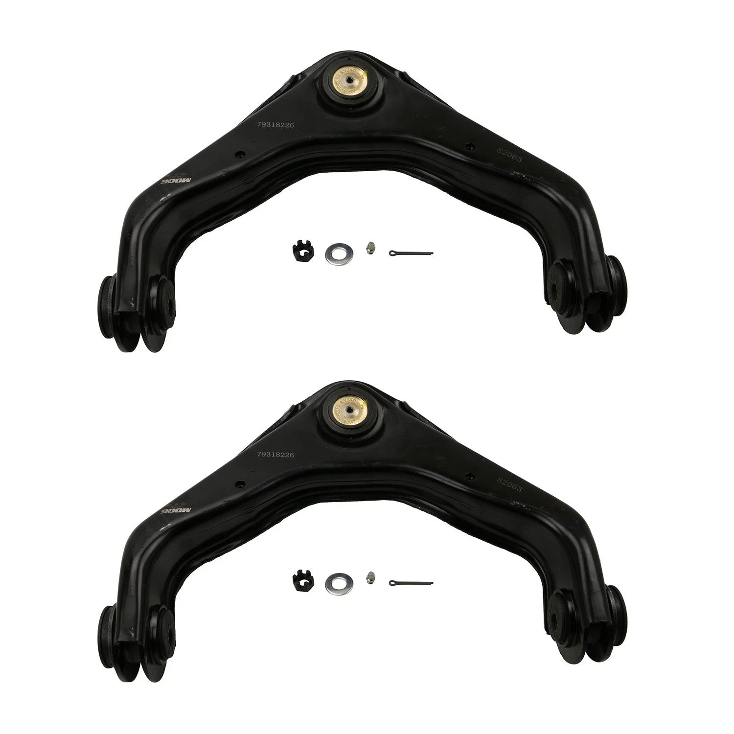 2X Front Upper Control Arm Ball Joint Set for Silverado 2500, Suburban 2500 (1999–2007)