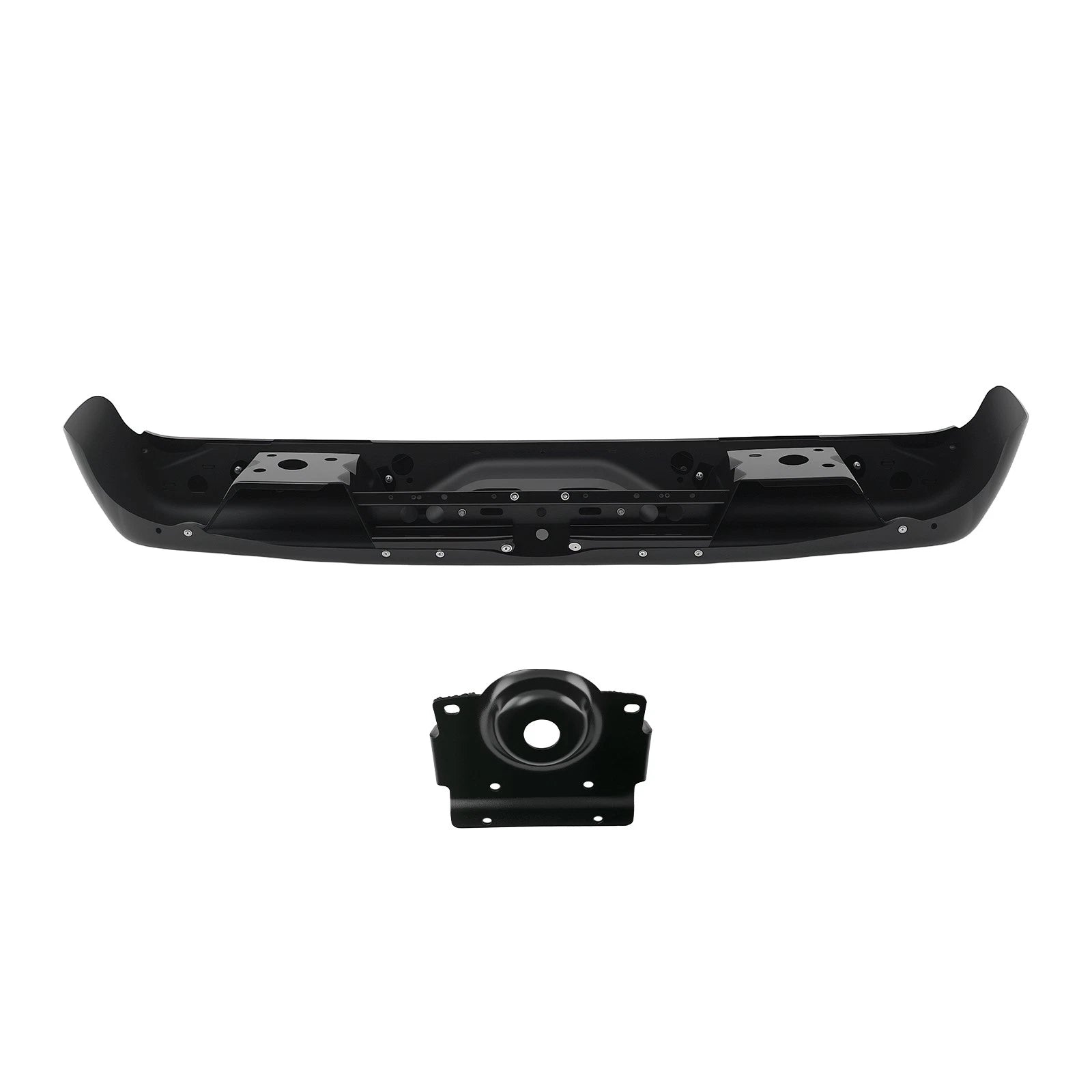 Rear Bumper Assembly for Ford E-150 E-250 E-350 (1992–2014) Black