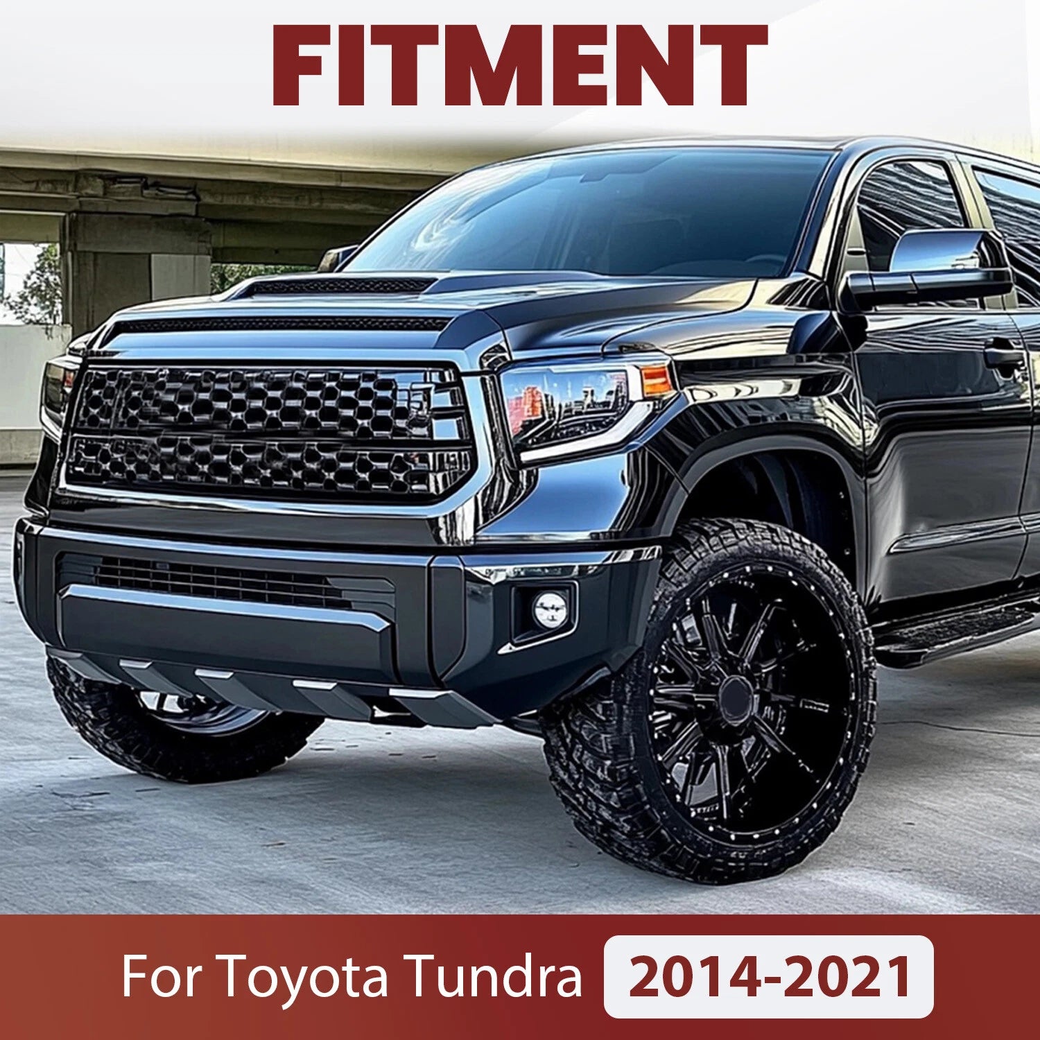Rear Step Bumper Center Pad for Toyota Tundra (2014–2021)