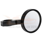 Pair of Round Aluminum Side Rear View Mirrors for Polaris RZR (Universal)