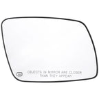 Passenger Side Chrome Heated Door Mirror Glass for Dodge Journey (2009–2014)