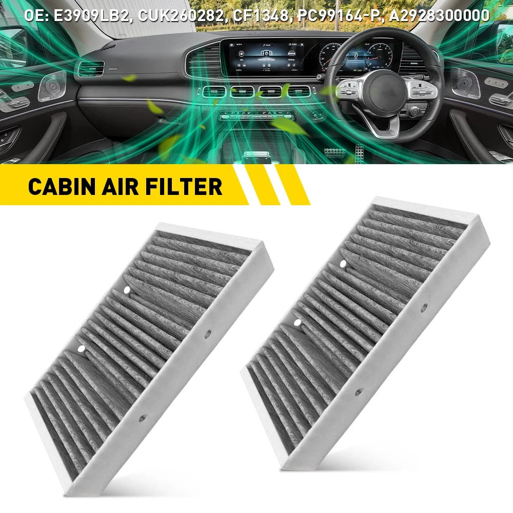 Activated Carbon Cabin Air Filter for Mercedes-Benz GLS550 X167 (2019–2019)