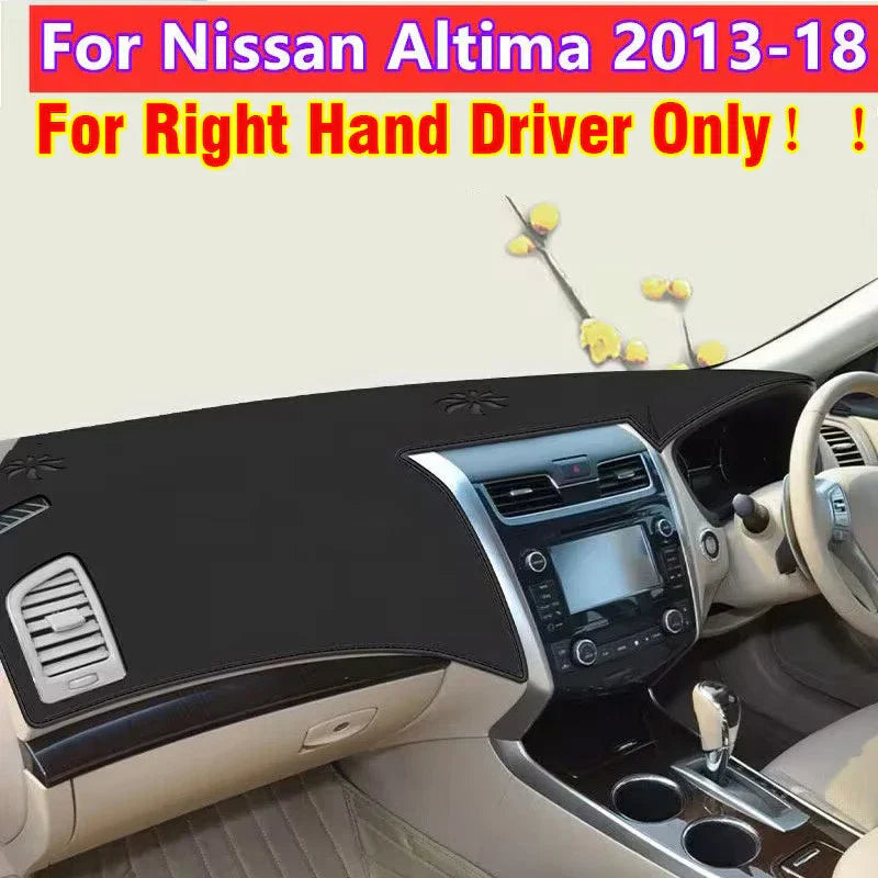 RHD Leather Dashboard Dash Cover for Nissan Altima (2013–2018)